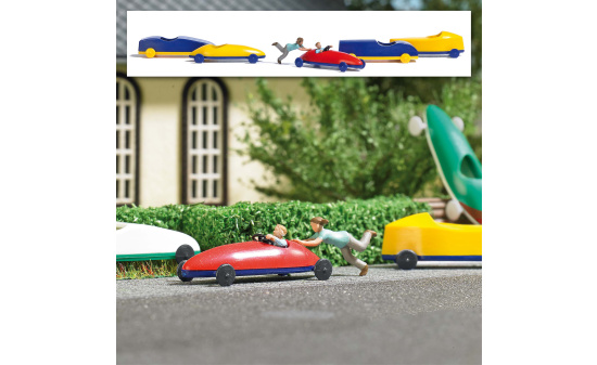 Busch 7944 A-Set: Seifenkistenfahrt - Vorbestellung 1:87