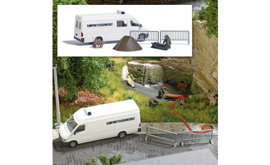 Busch 7954 A-Set: Bombenentschärfung - Vorbestellung 1:87
