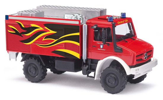 Busch 51055 Mercedes Unimog Feuerwehr 1:87