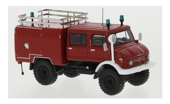 BoS-Models 87815 Mercedes Unimog U416 DoKa, Feuerwehr , 1977 1:87