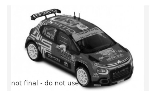 IXO RAM844 Citroen C3 Rally2, No.24, Rallye WM, Rally Monte Carlo , E.Camilli/Y.Roche, 2022 1:43