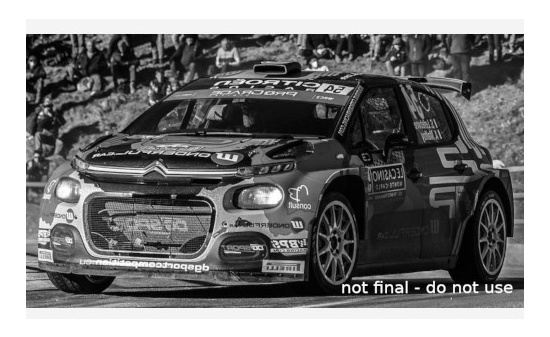IXO RAM845 Citroen C3 Rally2, No.54, Rallye WM, Rally Monte Carlo , S.Lefebvre/A.Malfoy, 2022 1:43