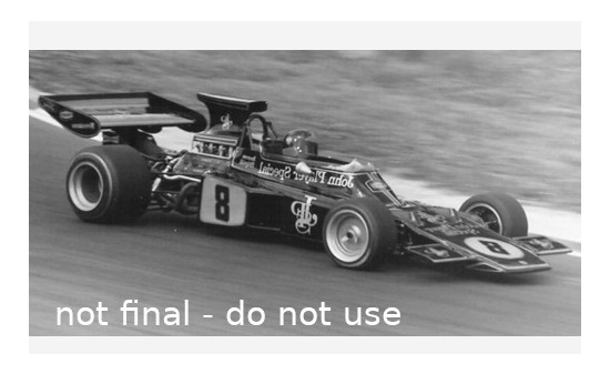 IXO 24F003 Lotus 72D, No.8, Formel 1, GP Großbritannien, E.Fittipaldi, 1972 1:24