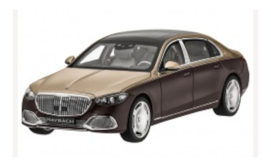 Norev B66961423 Mercedes Maybach S680 4MATIC (Z223), dunkelrot/metallic-beige, 2021 1:18