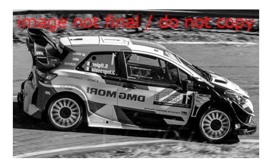 IXO RAM822 Toyota Yaris WRC, No.1, Toyota Gazoo Racing, DMG MORI, Rallye WM, Rally Monza, S.Ogier/J.Ingrassia, 2021 1:43