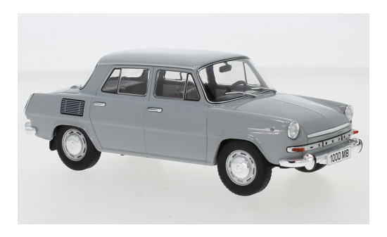 WhiteBox 124097 Skoda 1000 MB, hellgrau, 1965 1:24