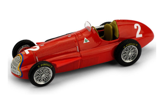 Brumm R043 Alfa Romeo 159, No.2, Formel 1, GP Belgien, J.M.Fangio, 1951 1:43