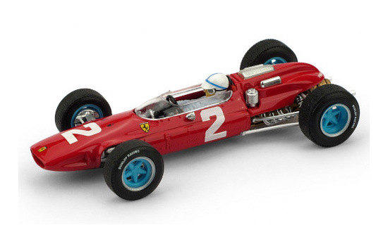 Brumm R290B-CH Ferrari 158 F1, No.7, Formel 1, GP Deutschland, mit Figur, J.Surtees, 1964 1:43