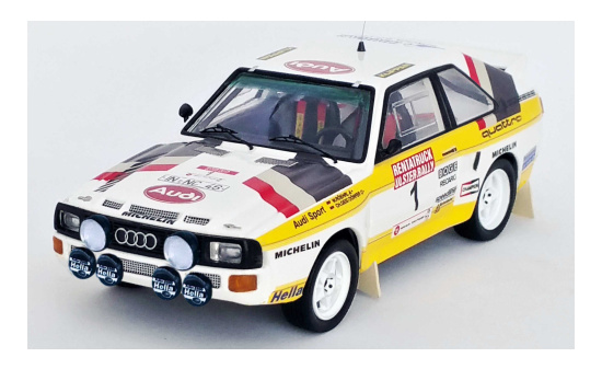 Trofeu RRIR08 Audi Sport quattro, No.1, Rally Ulster, W.Röhrl/C.Geistdörfer, 1984 1:43