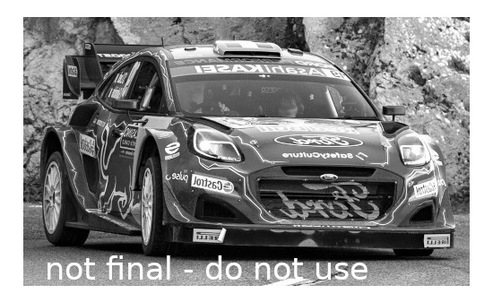 IXO RAM828 Ford Puma Rally1, No.19, Red Bull, Rallye WM, Rally Monte Carlo , S.Loeb/I.Galmiche, 2022 1:43