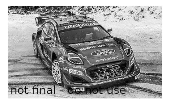 IXO RAM830 Ford Puma Rally1, No.44, Rallye WM, Rallye Monte Carlo, G.Greensmith/J.Andersson, 2022 1:43