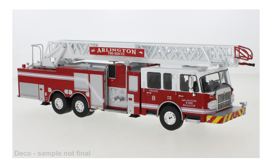 IXO TRF023S Smeal 105 Aerial Ladder, Arlington Fire Rescue 1:43