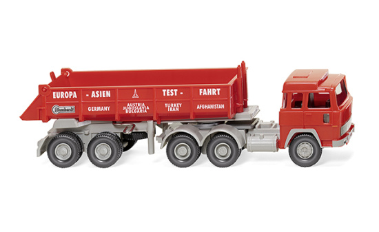 Wiking 067708 Hinterkippersattelzug (Magirus 235 D) 