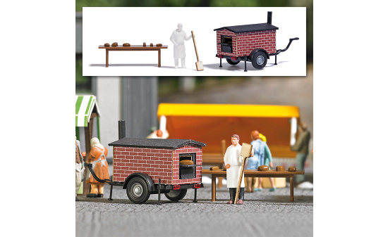 Busch 1827 Mobiler Brotbackofen - Vorbestellung 1:87