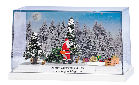 Busch 7628 Kleindiorama Merry Xmas XXVI 1:87