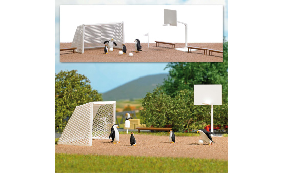 Busch 7926 A-Set: Pinguine Ballspiel - Vorbestellung 1:87