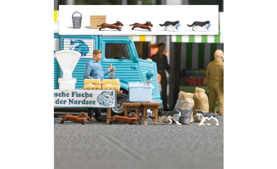 Busch 7993 A-Set: Kleine Diebe - Vorbestellung 1:87