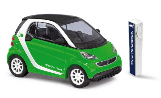 Busch 46225 Smart Fortwo electric grün 1:87