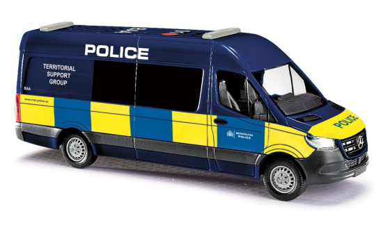 Busch 52612 MB Sprinter Police GB - Vorbestellung 1:87