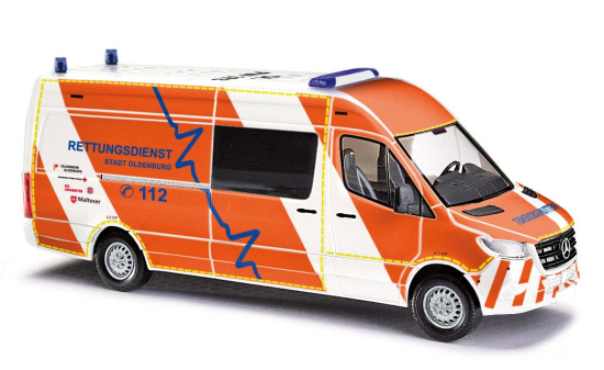 Busch 52621 MB Sprinter Rettungsdienst - Vorbestellung 1:87