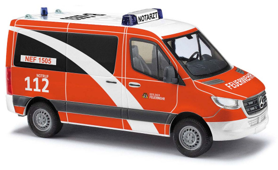 Busch 53459 MB Sprinter Feuerwehr Berlin - Vorbestellung 1:87