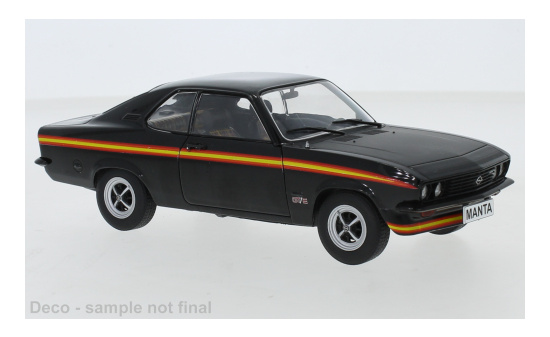 WhiteBox 124095-O Opel Manta A GT/E Black Magic, schwarz, 1974 1:24