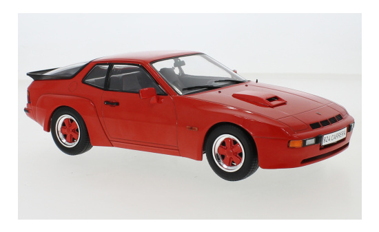 MCG 18302 Porsche 924 Carrera GT, rot, mit roten Felgen, 1981 1:18