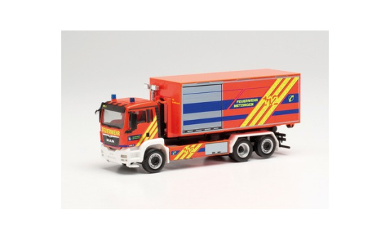 Herpa 096768 MAN TGS XL Wechsellader-LKW Feuerwehr Metzingen 1:87