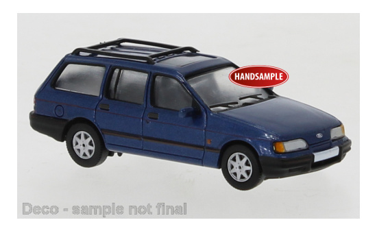 PCX87 PCX870283 Ford Sierra Turnier, metallic-dunkelblau, 1987 1:87