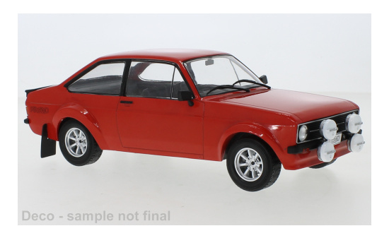 IXO 18CMC103B20 Ford Escort MkII RS 2000, rot/Dekor, RHD, 1977 1:18