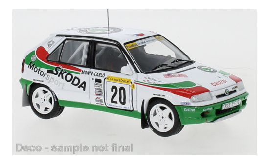 IXO RAC389 Skoda Felicia Kit Car, No.20, Rallye Monte Carlo, E.Triner/J.Gal, 1997 1:43