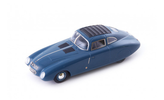 Autocult 04034 Opel Super 6 Stromlinie, graublau 1:43