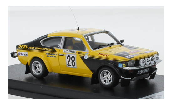 Trofeu DSN-07 Opel Kadett C GT/E, No.28, Rallye WM, Rallye Monte Carlo, A.Kulläng/C.-G.Andersson, 1976 1:43