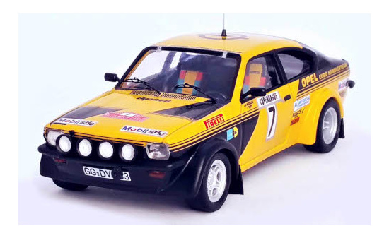 Trofeu DSN-23 Opel Kadett GT/E, No.7, Rallye WM, Rally Monte Carlo , J-P.Nicolas/J.Todt, 1977 1:43