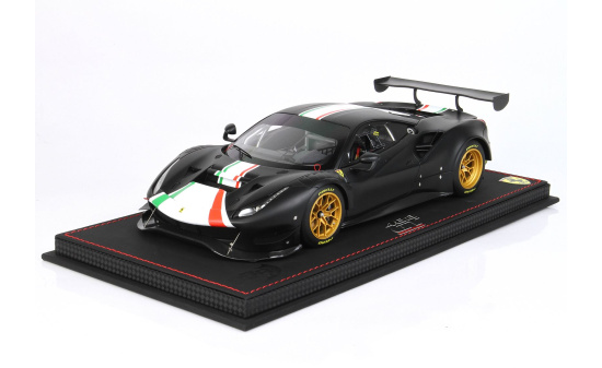 BBR P18203MB Ferrari 488 Modificata - matt black 1:18