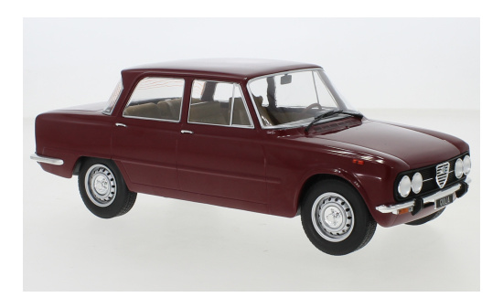 MCG 18308 Alfa Romeo Giulia Nuova Super, dunkelrot, 1974 1:18