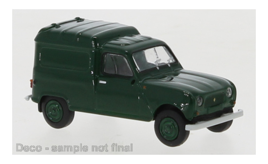 Brekina 14754 Renault R4 Fourgonnette, dunkelgrün, 1961 1:87