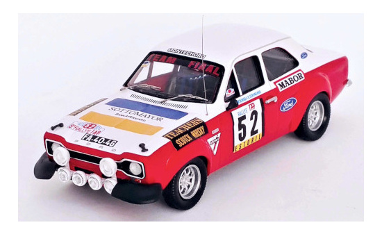 Trofeu RRAL118 Ford Escort MK I, No.52, Rallye WM, Rallye Portugal, C.Fontainhas/R.Seromenho, 1974 1:43