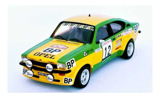 Trofeu DSN-12 Opel Kadett C GT/E, No.12, BP, Rallye WM, Tour de Corse, G.Frequelin/J.Delaval, 1976 1:43