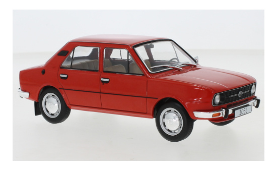 WhiteBox 124099 Skoda 105L, rot, 1976 1:24