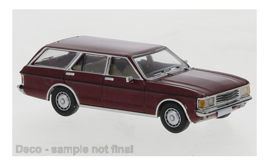 PCX87 PCX870407 Ford Granada MK I Turnier, metallic-dunkelrot, 1974 1:87