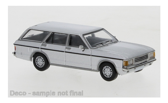 PCX87 PCX870406 Ford Granada MK I Turnier, silber, 1974 1:87