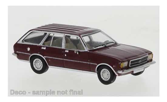 PCX87 PCX870400 Opel Rekord D Caravan, dunkelrot, 1972 1:87