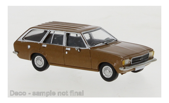 PCX87 PCX870403 Opel Rekord D Caravan - braun (Metallic) 1:87