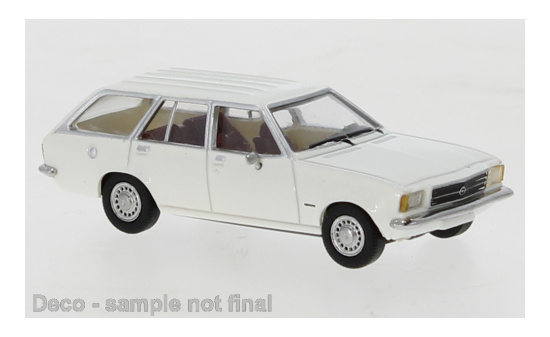 PCX87 PCX870402 Opel Rekord D Caravan, weiss, 1972 1:87