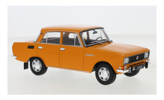 WhiteBox 124101 Moskwitsch 2140, orange, 1975 1:24