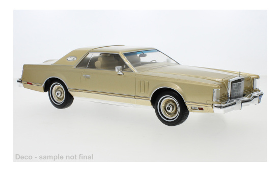 MCG 18216 Lincoln Continental Mark V, metallic-dunkelbeige/beige, 1978 1:18