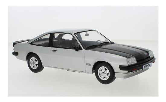 MCG MCG18258 Opel Manta B GT/E - silber , schwarz - Vorbestellung 1:18