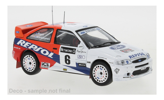 IXO RAC391B Ford Escort WRC, No.6, Repsol, Rallye WM, RAC Rally, 25th RAC Anniversary Edition, J.Kankkunen/J.Repo, 1997 1:43