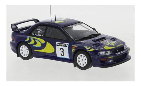 IXO RAC390A Subaru Impreza S5 WRC, No.3, Rallye WM, RAC Rally, 25th RAC Anniversary Edition, C.McRae/N.Grist, 1997 1:43